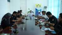 audiensi Bupati Asahan KPU KPU Asahan audiensi dengan pemerintah daerah membahas rencana pelaksanaan Kirab Pemilu 2024 di Kantor Bupati Asahan, Rabu (10/5/2023). (JurnalTerkini.id/rizki)
