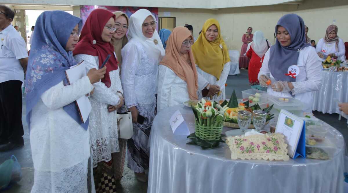 Acara Peringatan Hari Kartini ke-145 Kabupaten Asahan di Gedung Serba Guna Kisaran, Rabu (24/05/2023). (JurnalTerkini.id/rizki)