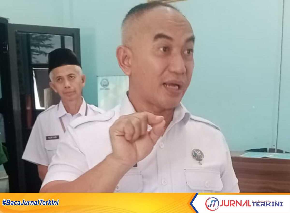 kepala BNNP Sumsel-1 Kepala Badan Narkotika Nasional Provinsi (BNNP) Sumatera Selatan Brigrjen Djoko Prihadi di kantor BNNK Musi Rawas, Rabu (24/5/2023). (JurnalTerkini.id/Alam Budi Kesuma)