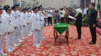 pelantikan kepala desa di musi rawas Bupati Musi Rawas Hj Ratna Machmud melantik 59 kepala desa di auditorium Kantor Bupati Musi Rawas, Senin (8/5/2023). (JurnalTerkini.id/Alam Budi Kesuma)