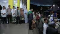 pelepasan jamaah calon haji asahan Acara pelepasan Jamaah Calon Haji Kabupaten Asahan di Gedung Tahfidz Komplek Masjid Agung Kisaran, Kamis (25/5/2023). (JurnalTerkini.id/rizki)