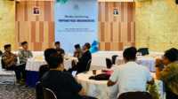 media gathering pp Muhammadiyah Pimpinan Pusat Muhammadiyah menggelar silaturrahmi dengan pimpinan media massa di Aula Lantai 6 Gedung Masjid At-Tanwir, Kantor Pimpinan Pusat Muhammadiyah Jl Menteng 62 Jakarta Pusat, Kamis (22/6/202). (siberindo.co)