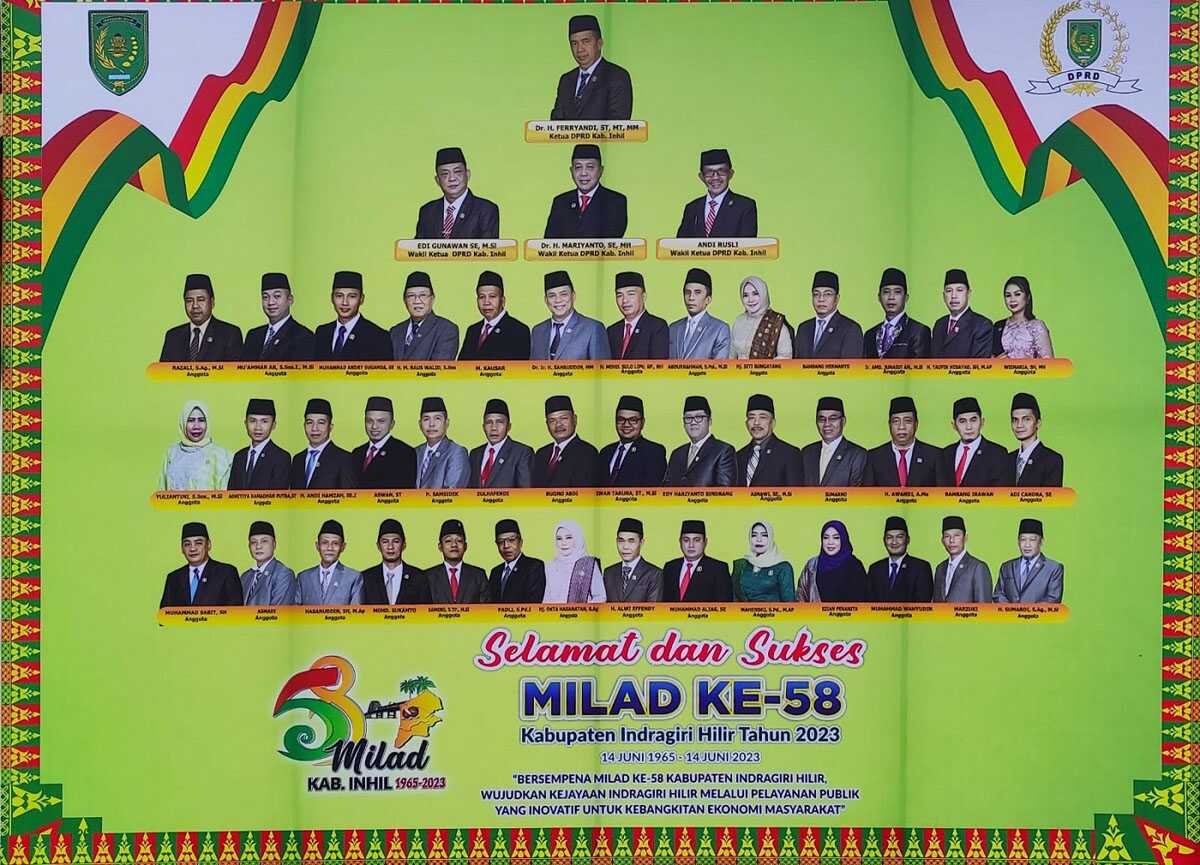 rapat paripurna DPRD Inhil tentang milad inhil-7