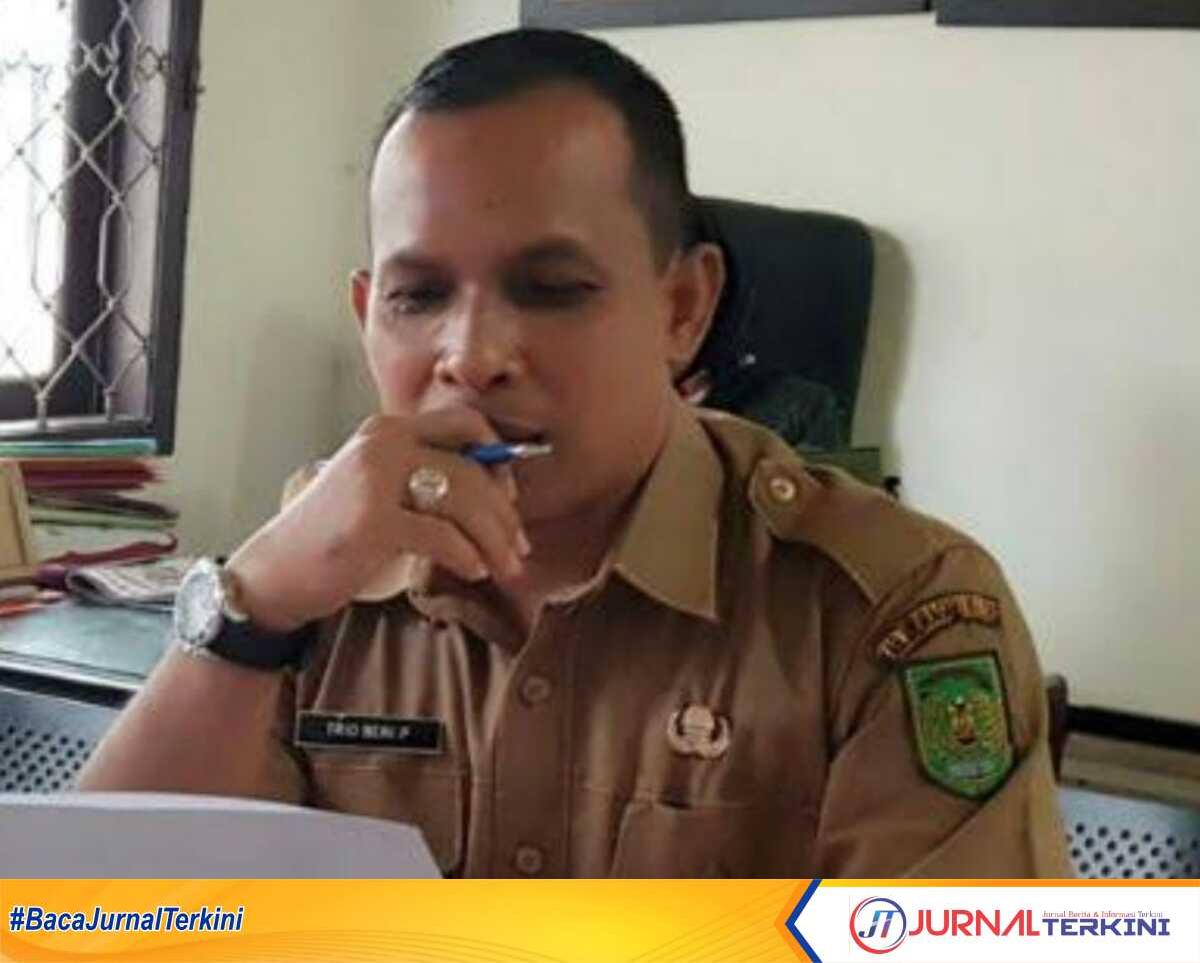 Kepala Dinas Komunikasi, Informatika, Persandian dan Statistik Kabupaten Indragiri Hilir (Inhil) Trio Beni Putra (JurnalTerkini.id/ Abdullah)