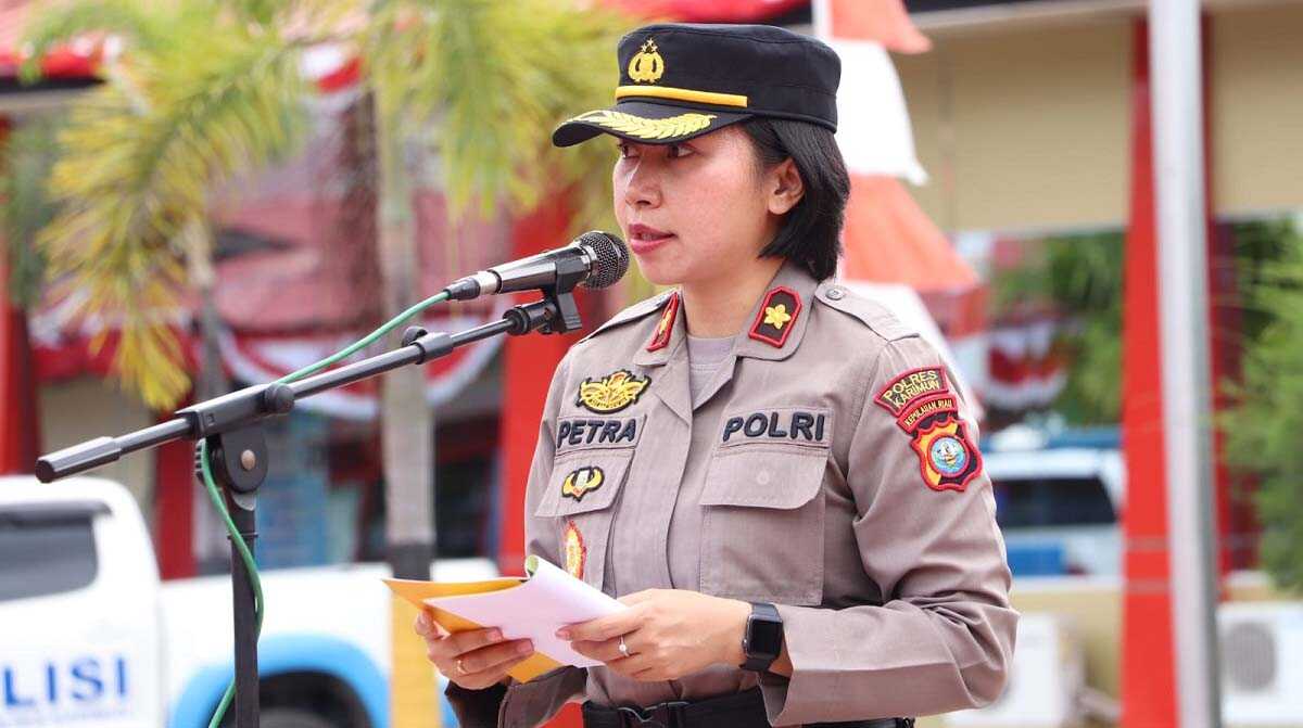 Wakapolres Karimun Kompol Petra Kompol Petra CK Tumengkol yang menjabat Wakapolres Karimun digantikan Kompol Herie Pramono, mantan Kasat Reskrim Polrea Karimun). (Dok. Humas Polres Karimun)