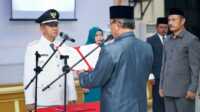 bupati Inhil lantik Camat kateman Bupati Inhil HM Wardan melantik H Junaidi sebagai Camat Kateman di Aula Manggala, Sungai Guntung, Kecamatan Kateman, Rabu (12/07/2023). (Dok. Prokopim Setda Inhil)