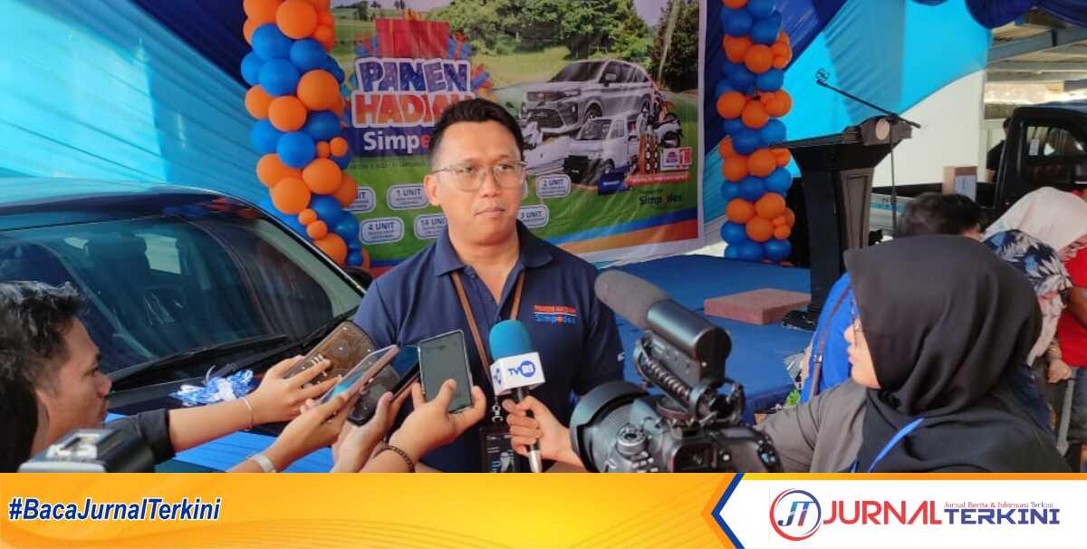 undian simpedes BRI Tembilahan Pimpinan Cabang (Pinca) BRI Tembilahan A. Donny Cahyono (jurnalterkini.id/Abdullah)