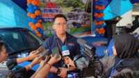 undian simpedes BRI Tembilahan Pimpinan Cabang (Pinca) BRI Tembilahan A. Donny Cahyono (jurnalterkini.id/Abdullah)