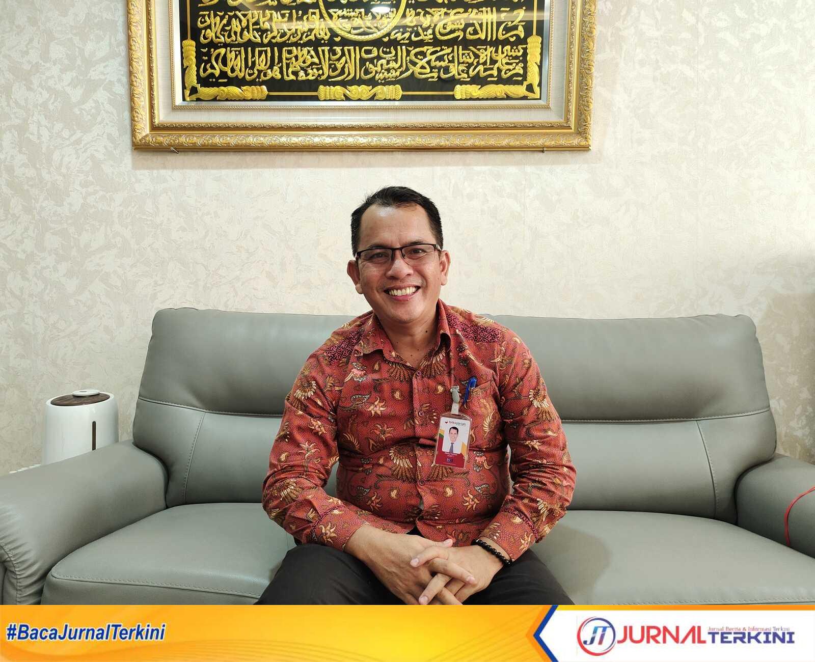 Branch Manager PT. Bank Riau Kepri Syariah (Perseroda) Tanjung Balai Karimun, Abdul Rohim (JurnalTerkini.id/Yogi)