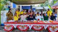 lomba HUT RI ke-78 di Asahan Wakil Bupati Asahan Taufik Zainal Abidin Siregar menghadiri lomba memeriahkan HUT RI ke-78 Desa Hessa Perlompongan. (Dok. Diskominfo Asahan)