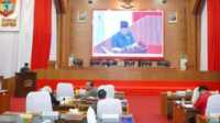 DPRD Musi Rawas (Mura) menggelar rapat paripurna dalam rangka mendengarkan pandangan umum fraksi-fraksi terhadap Nota Keuangan dan Raperda APBD Perubahan Kabupaten Musi Rawas 2023, di ruang rapat paripurna DPRD Musi Rawas, Kamis (24/08/2023). (Dokumentasi pribadi)