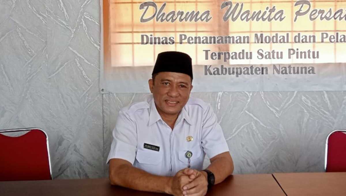 Kepala DPMPTSP Natuna Ahmad Sofyan Kepala DPMPTSP Natuna, Ahmad Sofian saat dikonfirmasi, Rabu 20 September 2023. (foto: j r ronald)