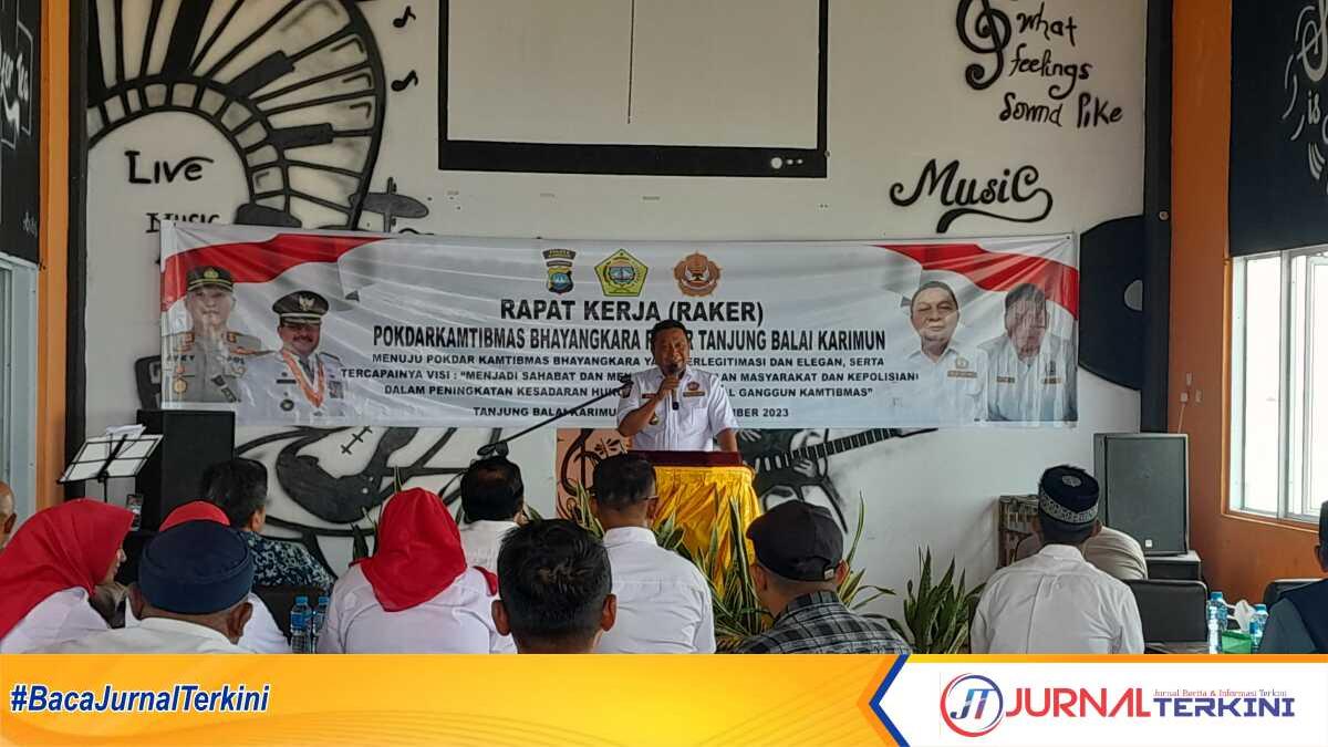 Ketua Pokdarkamtibmas Bhayangkara Resor Tanjung Balai Karimun Budi Sofyan (JurnalTerkini.id/Rusdi)