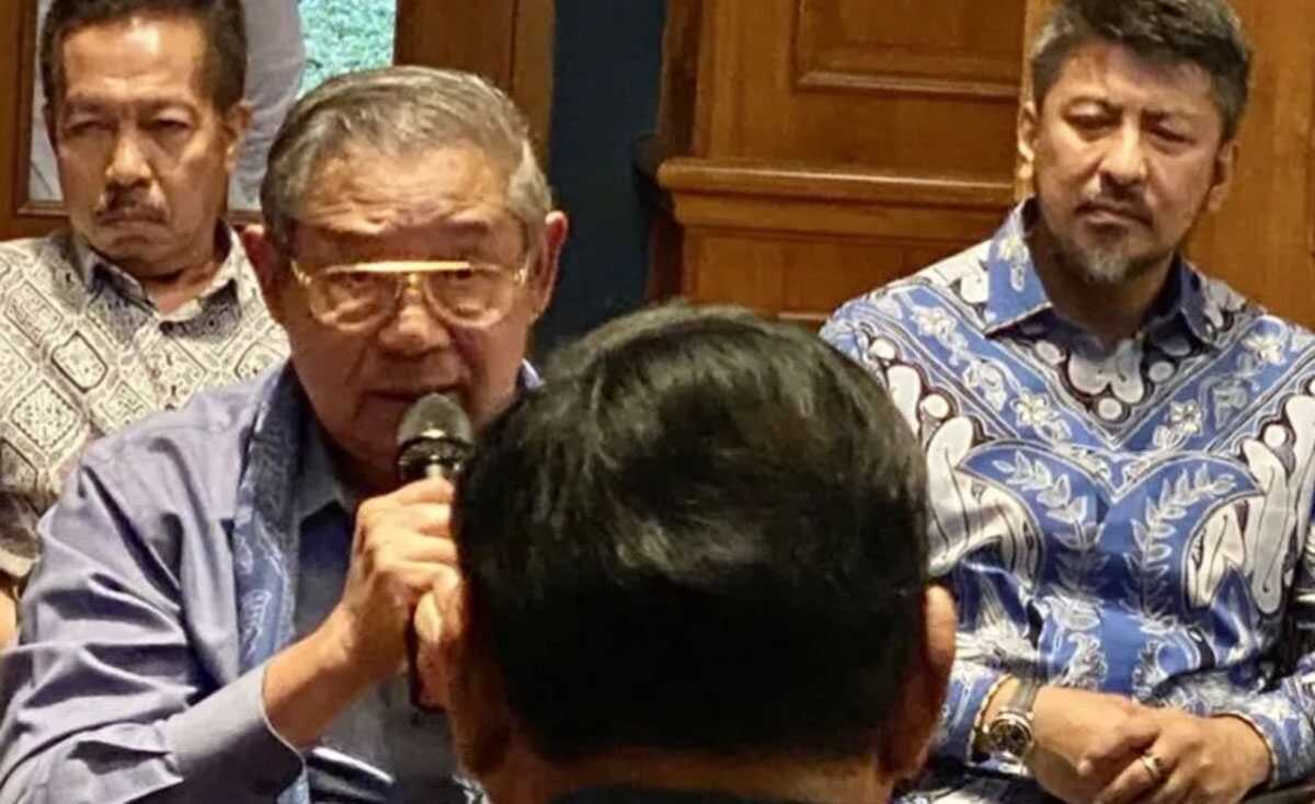 Ketua Majelis Tinggi Partai Demokrat Susilo Bambang Yudhoyono bertemu Ketua Umum Partai Gerindra Prabowo Subianto di Hambalang, Jawa Barat, Minggu (17/9/2023). (Dokumentasi Pribadi Viva Yoga Mauladi)