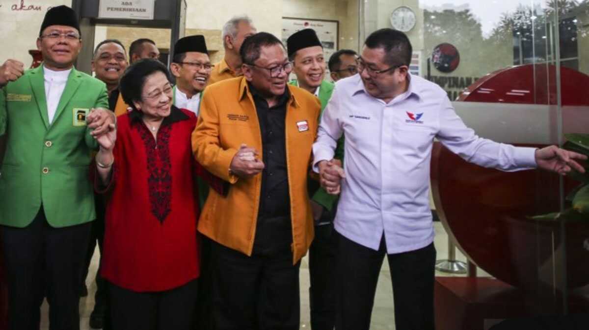 ketua-ketua umum parpol ganjar Para ketua umum parpol berkumpul mendoakan Ganjar Pranowo. (Ihd/siberindo.co)