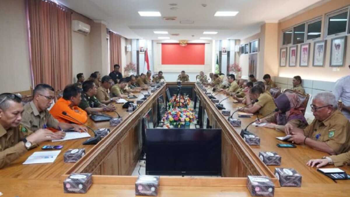 Rapat koordinasi persiapan HUT ke-24 Kabupaten Natuna, di ruang rapat Kantor Bupati Natuna, Selasa 05 September 2023. (Dokumentasi pribadi)