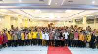 gubernur ansar dan gebu minang Temu ramah Gebu Minang se-Provinsi Kepulauan Riau di Ballroom Hotel CK, Tanjungpinang, Sabtu (14/10/2023) malam. (Dok Diskominfo Kepri)