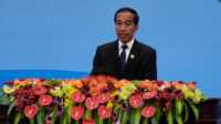 presiden soal gaza FILE - Presiden Joko Widodo menyampaikan pidato pada upacara pembukaan Forum Belt and Road di Aula Besar Rakyat di Beijing, 18 Oktober 2023. (AP/Ng Han Guan)