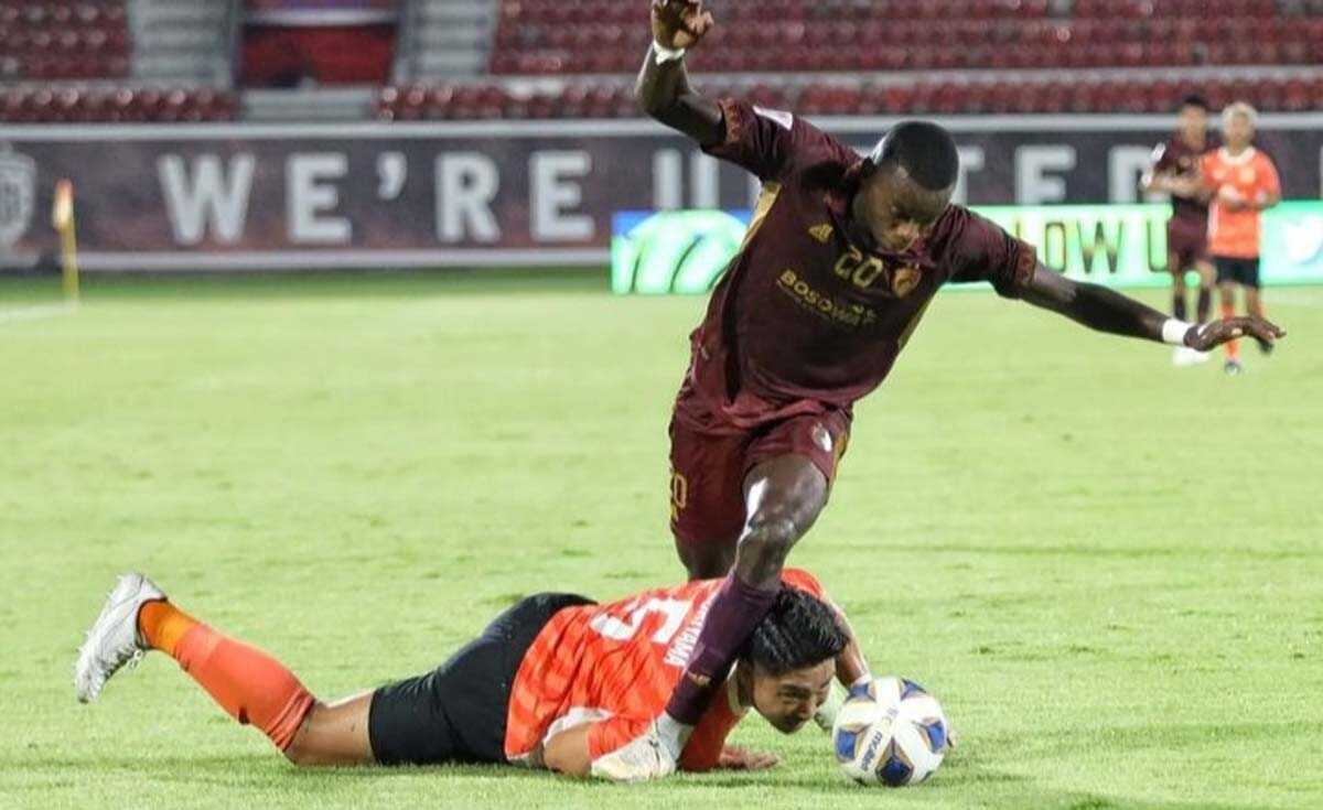 psm vs hougang united PSM Makassar mengalahkan Hougang United dengan skor 3-1 pada fase grup H Piala AFC 2023/2024 di Stadion Kapten I Wayan Dipta, Kabupaten Gianyar, Bali, Rabu (25/10/2023). (siberindo.co)