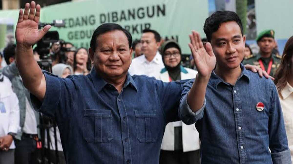 Prabowo subianto-gibran rakabuming raka Prabowo Subianto dan Gibran Rakabuming Raka dalam salah satu acara beberapa waktu lalu. (Relawan Prabowo)