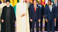 ktt oki soal Palestina Presiden Joko Widodo bersama sejumlah pemimpin negara-negara Islam lainnya bersiap untuk foto bersama di KTT Luar Biasa Organisasi Kerja Sama Islam di Riyadh, Arab Saudi, Sabtu, November 11, 2023. (Foto: Biro Setpres)