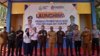 Desa percontohan antikorupsi Launching Desa Percontohan Antikorupsi di Pantai Ketam, Desa Pongkar, Kecamatan Tebing, Kabupaten Karimun, Senin (18/12/2023). (Dokumentasi pribadi)