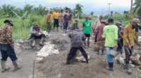 semenisasi jalan Tempuling-Mandah