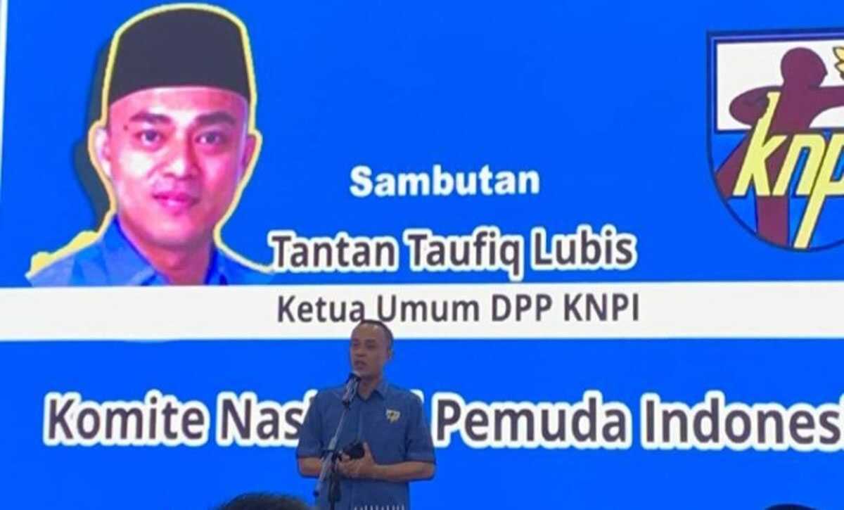 tantan taufik lubis Ketua Umum KNPI Tantan Taufiq Lubis (dok siberindo.co)