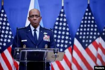 Kepala Staf Angkatan Bersenjata AS, Jenderal Charles Q. Brown