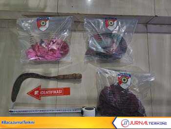 Barang bukti kasus penganiayaan ibu terhadap anaknya di Musi Rawas yang disita kepolisian. (jurnalterkini,id/alam budi kesuma)