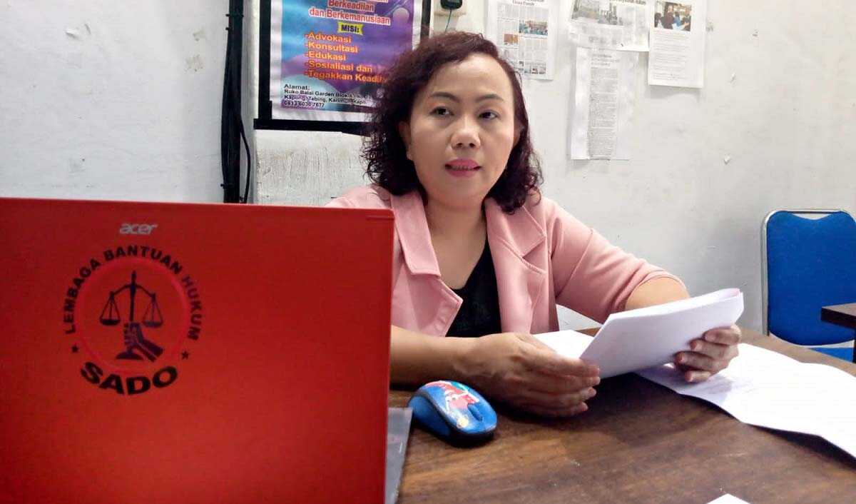 kuasa hukum JM, Linda Theresia dari LT & Associates Law Office. (dokumentasi pribadi)