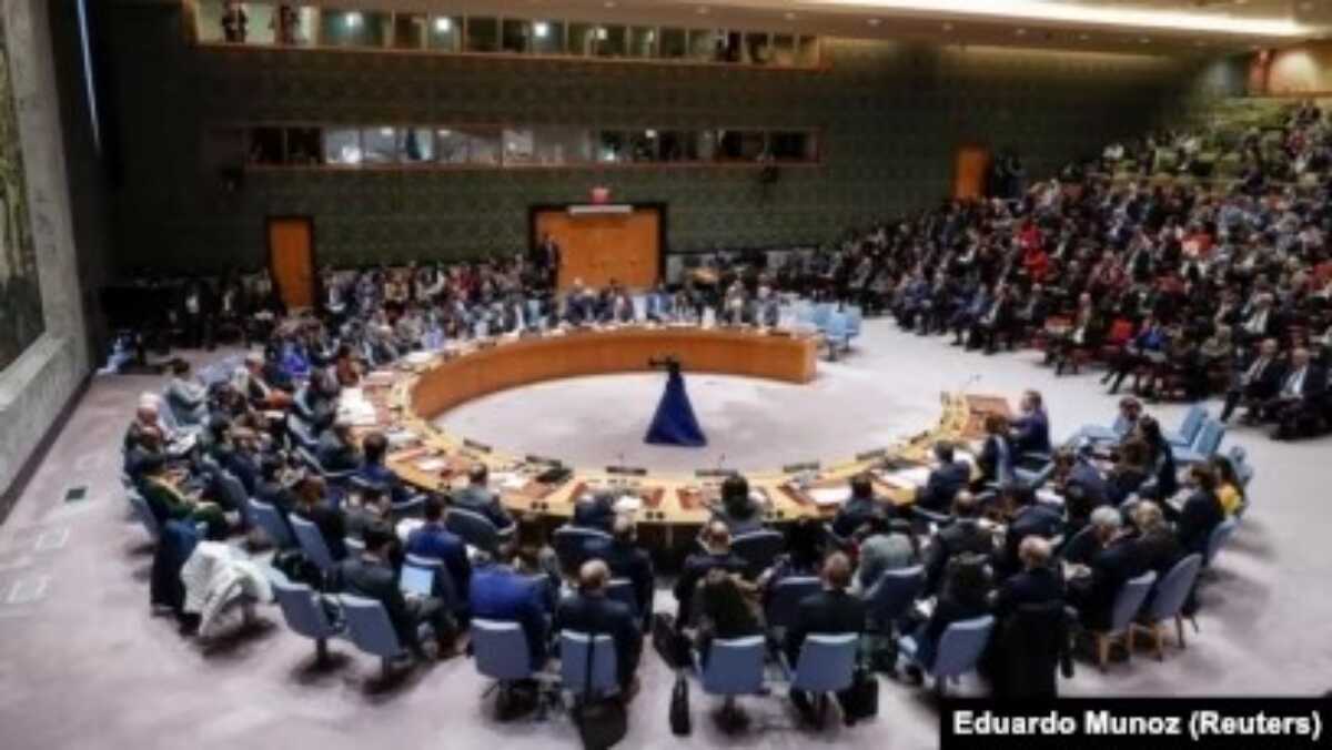 Pertemuan Dewan Keamanan PBB mengenai krisis di Jalur Gaza berlangsung di markas besar PBB di New York, AS, 23 Januari 2024. (Foto: REUTERS/Eduardo Munoz)