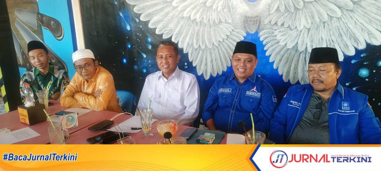 Dalam pertemuan tersebut, hadir para ketua parpol yang tergabung dalam KPM, antara lain H. Taufikurrahman dari Partai Gerindra, Ismail dari Partai Demokrat, Abdul Haq dari PAN, Rize Ikwan Muttaqin dari Golkar, dan Kamarul Wahyudi, perwakilan dari Partai Bulan Bintang (PBB), secara resmi menyatakan kesiapannya untuk berkompetisi dalam Pilkada Pamekasan. (jurnalterkini.id/fiki)