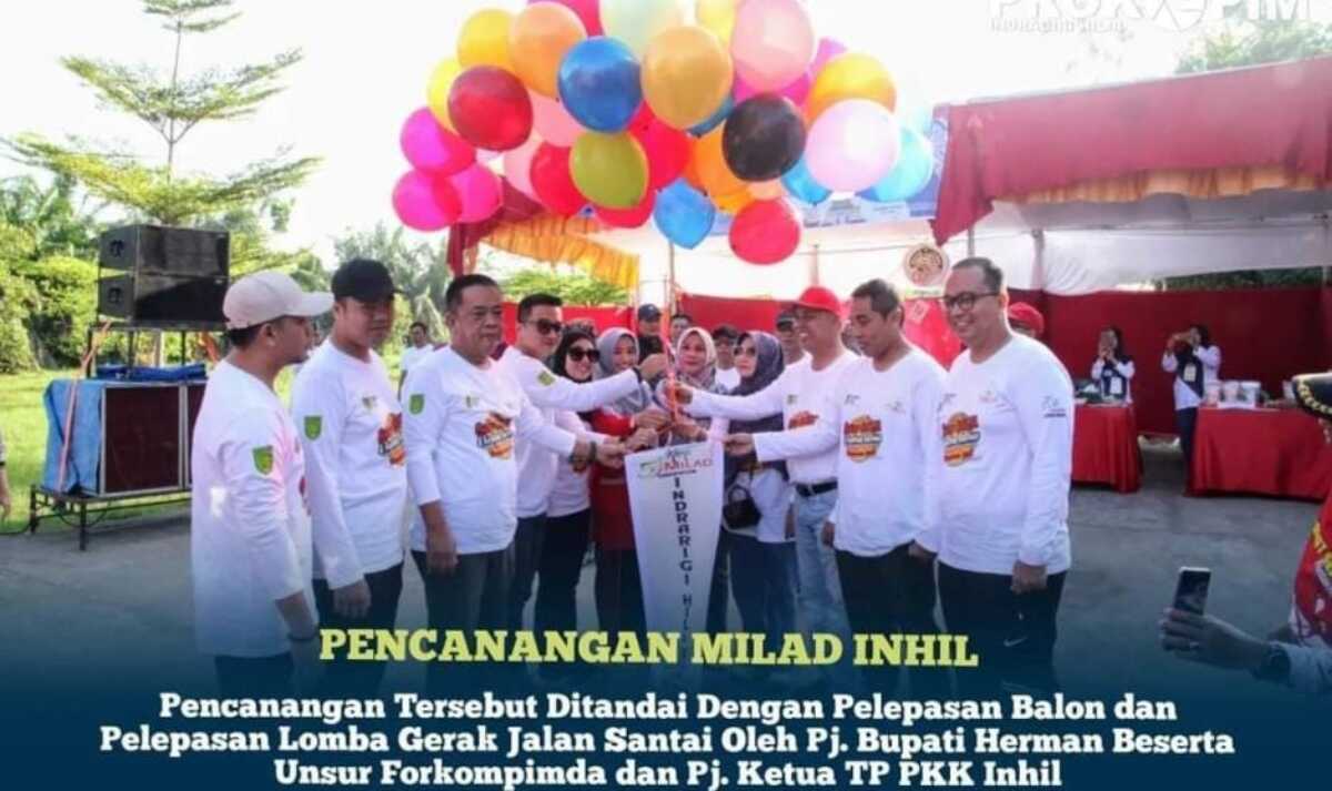 pencanangan milad Inhil 2024