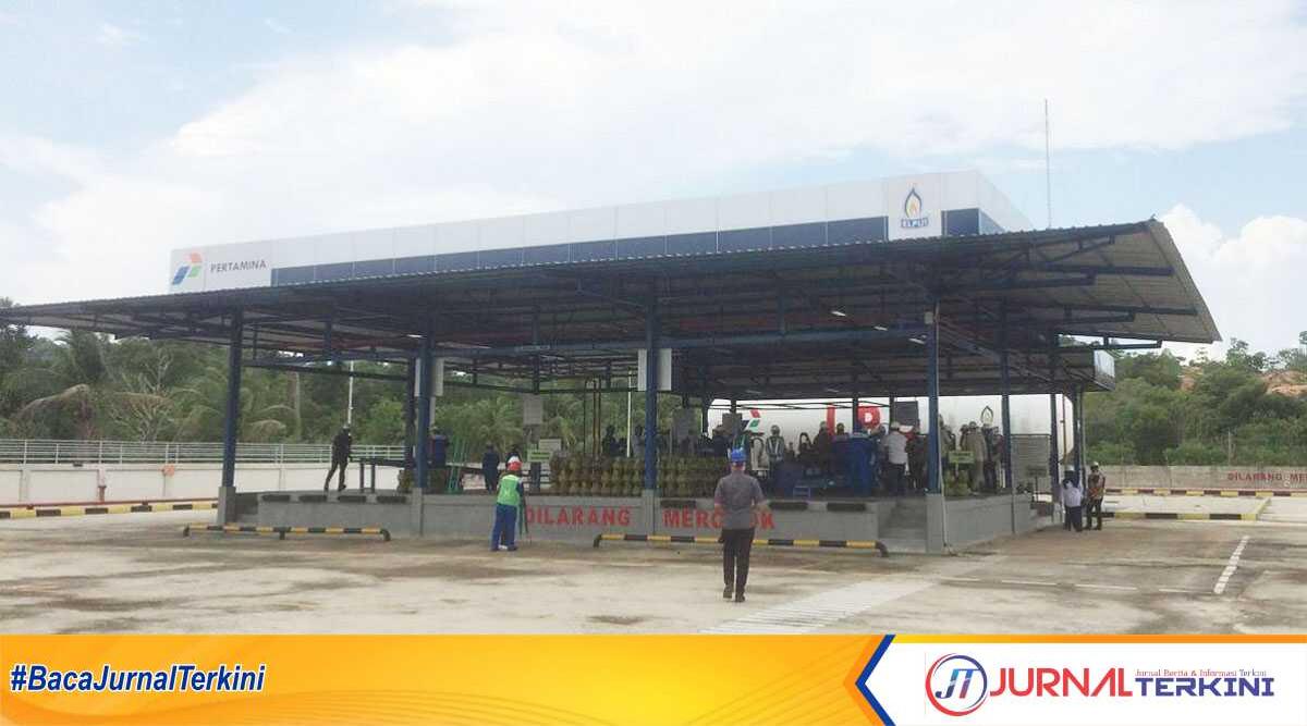 Stasiun Pengisian Bulk Elpiji (SPBE) di Sememal, Kelurahan Pasir Panjang, Kecamatan Meral Barat, Kabupaten Karimun. Sejak diresmikan 6 Juni 2024. belum beroperasi karena masalah listrik. (jurnalterkini.id/jansen)