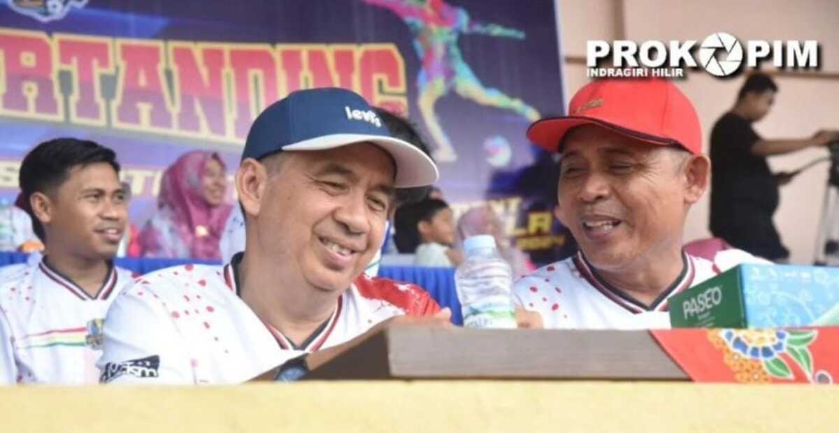 turnamen sepak bola Kapolres Inhil Cup