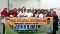 DPAC Asosiasi Pengusaha Mikro Kecil dan Menengah (Apmikimmdo) Kecamatan Moro mendukung Aunur Rafiq sebagai bakal calon Wakil Gubernur pada kontestasi Pemilihan Gubernur (Pilgub) 2024 mendatang. (jurnalterkini.id/yogi)