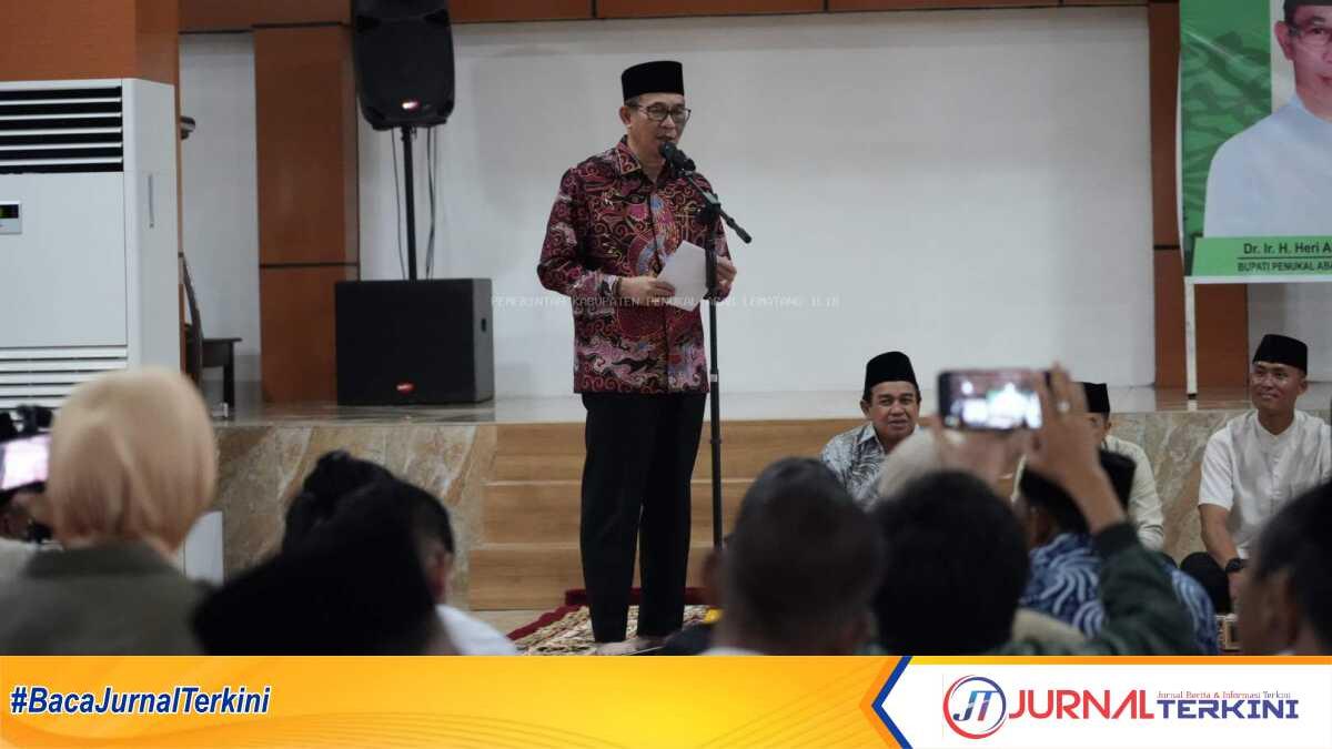 Bupati PALI, Heri Amalindo menghadiri acara silaturahmi dan buka bersama dengan insan pers di Pendopo Guest House Bupati PALI hari ini, (2/04/2024). (JurnalTerkini.id/alam budi kesuma)