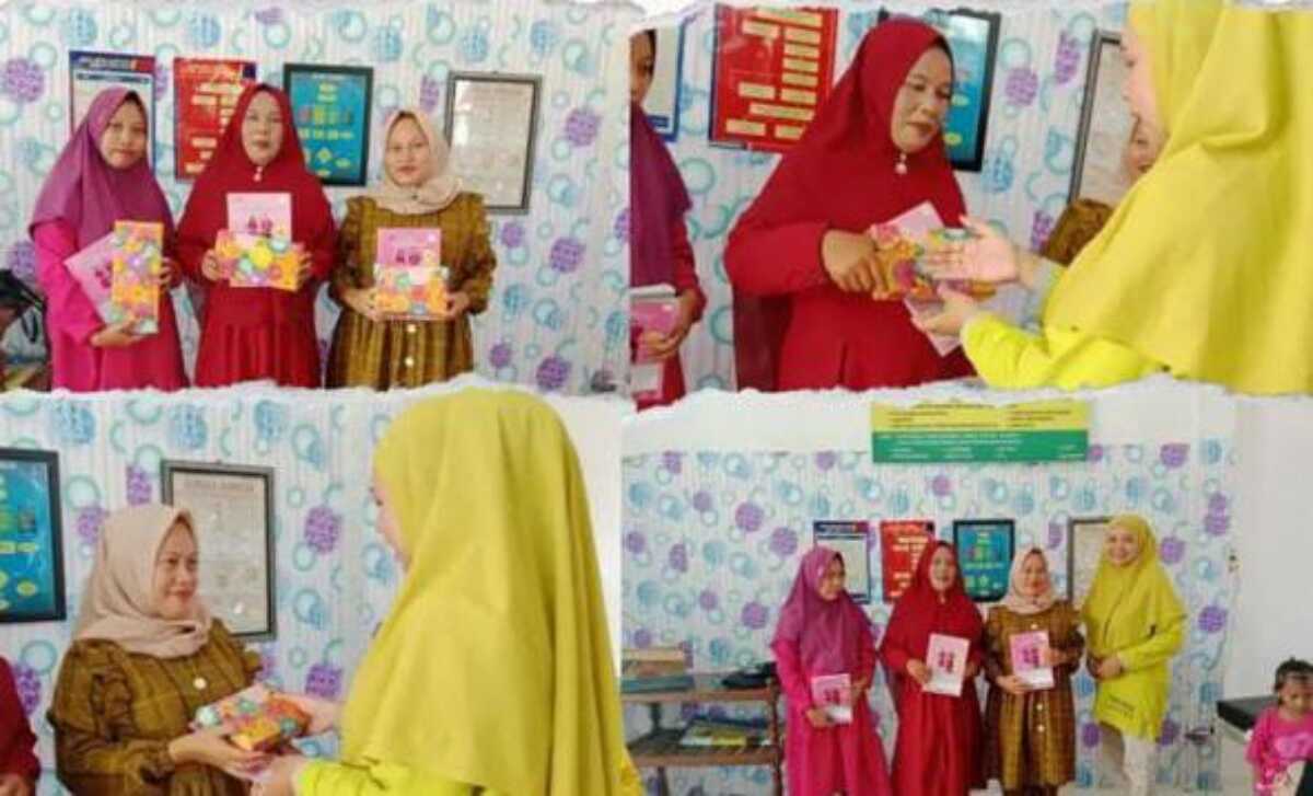 Puskesmas Kuala Lahang, Kabupaten Indragiri Hilir (Inhil) Provinsi Riau di wilayah kerjanya menggelar kegiatan Gerakan Ibu Hamil Sehat bersama ibu hamil, kader posyandu, bidan desa, Jumat (28/06/2024). (Dokumentasi pribadi)