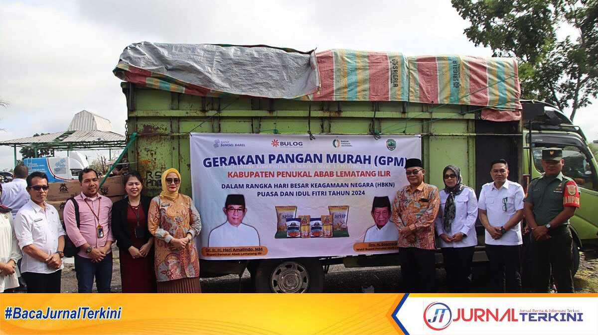Acara peluncuran Gerakan Pangan Murah (GPM) yang diselenggarakan Pemkab PALI di Sanggar Pramuka Gelora November Komperta Pendopo, Rabu (06/03/2024). (jurnalterkini.id/alam budi kesuma)