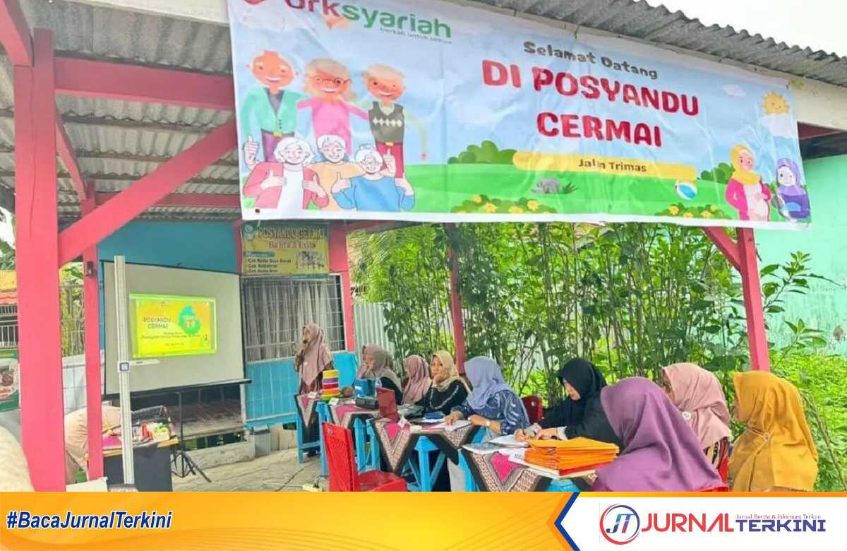 Unit Pelaksana Teknis Pusat Kesehatan Masyarakat (UPT Puskesmas) Tembilahan Kota mengikuti kegiatan penilaian lomba kader berprestasi tingkat Provinsi di Jalan Trimas Tembilahan pada Jumat 21 Juni 2024. (jurnalterkini.id/abdullah)