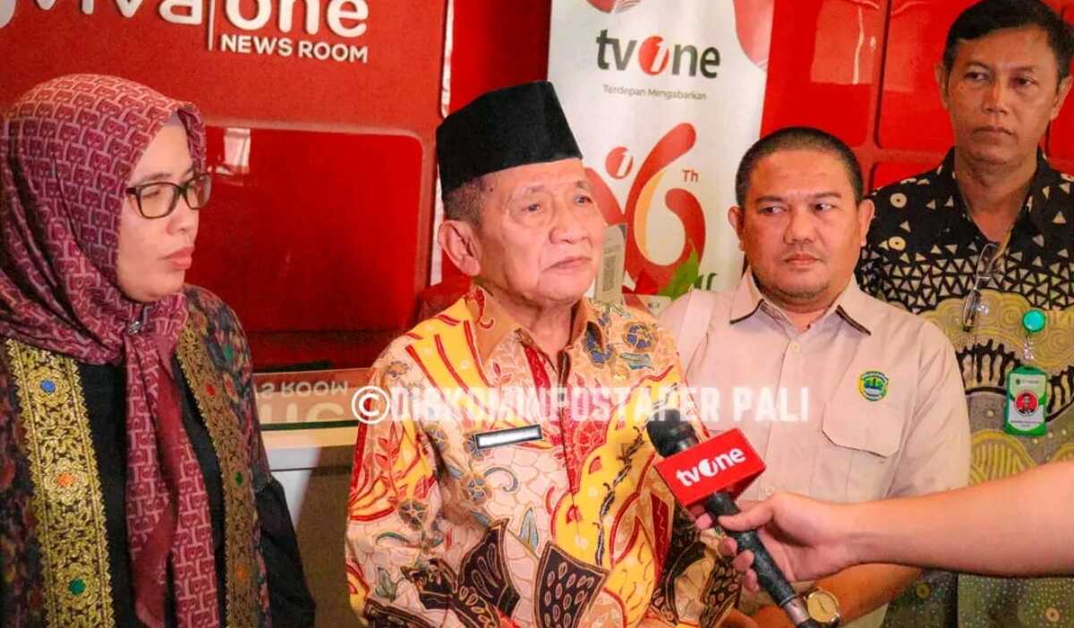 wabup Pali kunjungi tvone Wakil Bupati Kabupaten Penukal Abab Lematang Ilir (PALI) Soemarjono mengunjungi Kantor tvOne di Jalan Rawa Terate II Nomor 2, Jakarta Timur pada Selasa (14/5/2024). (Diskominfo PALI)