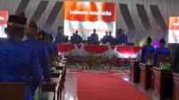 DPRD Kabupaten Empat Lawang mengadakan Rapat Paripurna DPRD untuk memperingati hari jadi Kabupaten Empat Lawang yang ke-17 tahun, Rabu (24/4/2024). (jurnalterkini.id/alam budi kesuma)