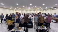 Acara sosialisasi dan bimtek Laporan Kegiatan Penanaman Modal (LKPM) yang digelar Dinas Penanaman Modal dan Pelayanan Terpadu Satu Pintu (DPMPTSP) Kabupaten Karimun di salah satu hotel di Tanjung Balai Karimun, Kamis (8/8/2024). (jurnalterkini.id/yogi)