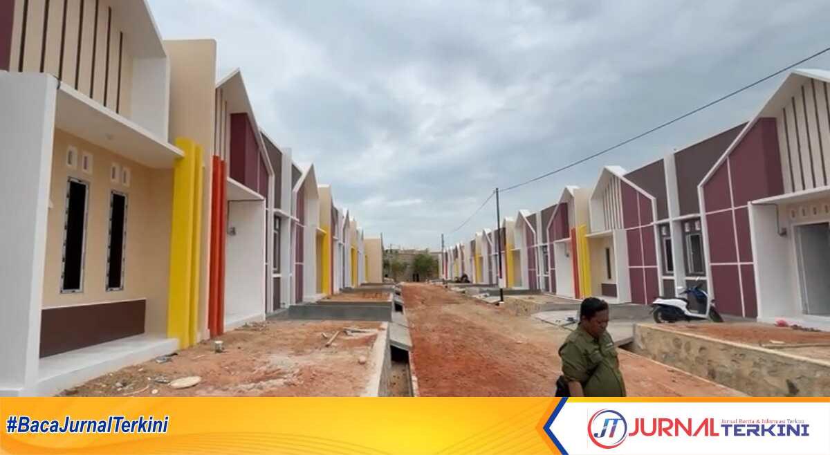 Salam satu perumahan bersubsidi tipe 36 di Tanjung Balai Karimun. (jurnalterkini.id/yogi)