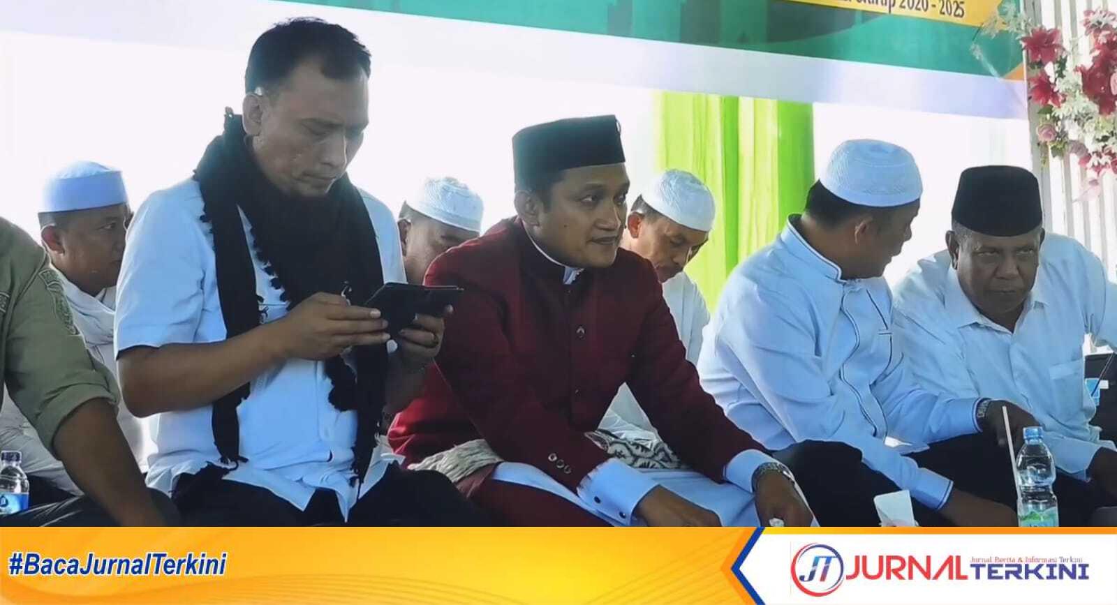 Tabligh Akbar memperingati Maulid Nabi Muhammad SAW yang dihadiri Ikbal Sayuti di Desa Kuala Keritang (foto: dokumentasi pribadi)