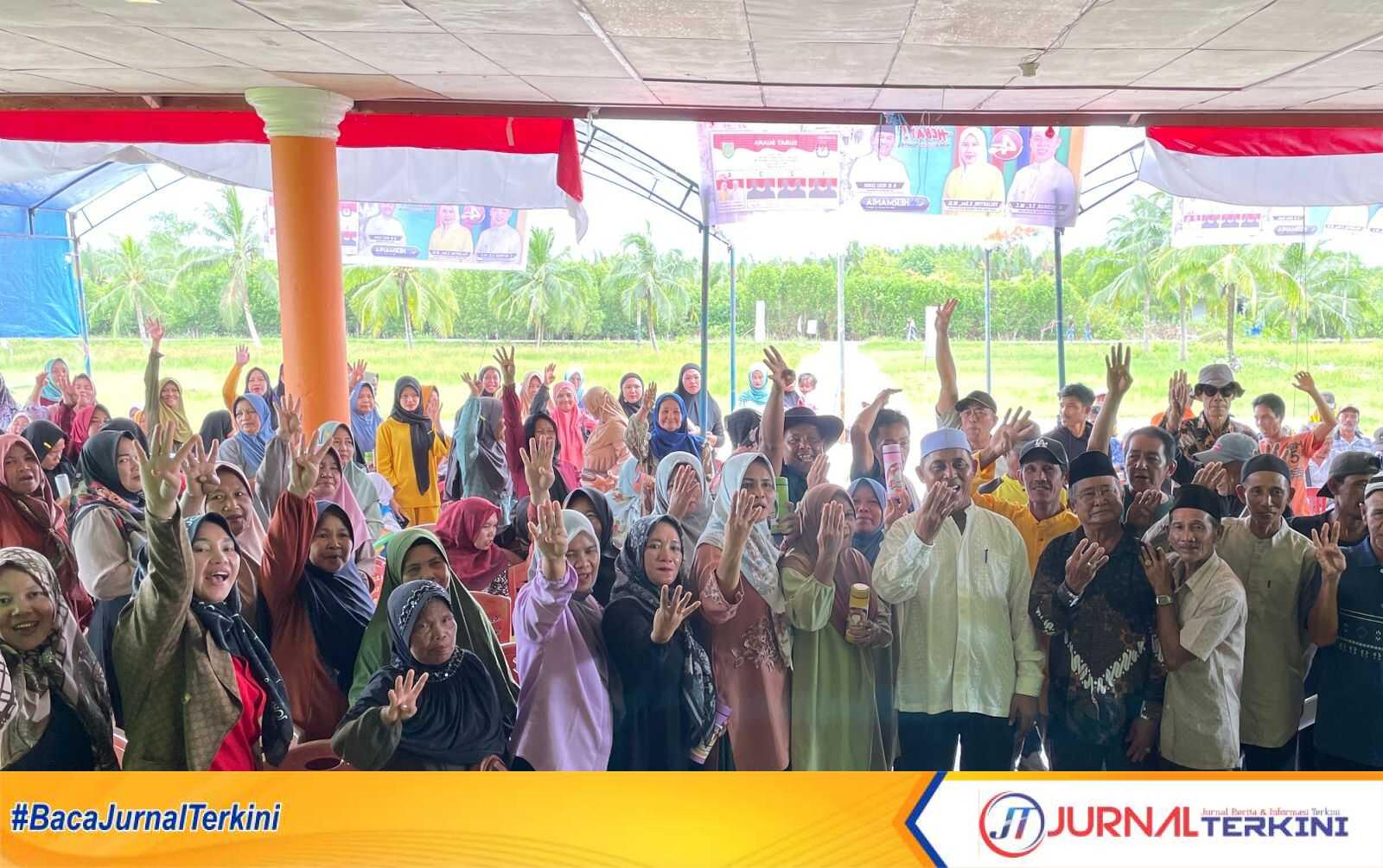 IMG-20241015-WA0013 Haji Herman saat berkampanye menyampaikan visi misi dan program Inhil Hebat, Selasa (15/10/2024). (JurnalTerkini.id/abdullah)