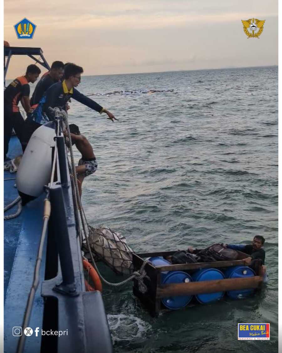 abk klm mutiara diselamatkan patroli Bea Cukai