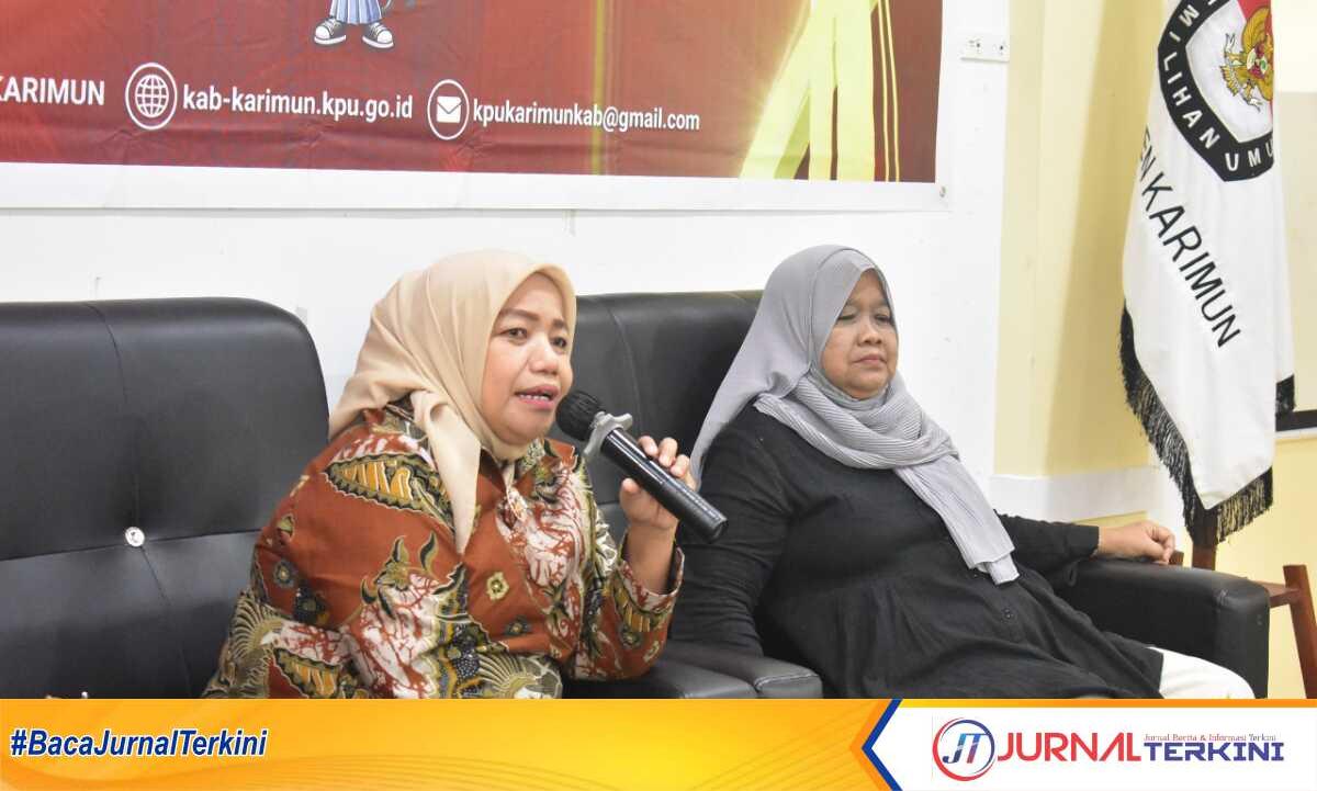 dana kampanye Pilkada Karimun Komisioner KPU Karimun Tiuridah Silitonga (Dokumentasi pribadi)