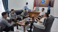 Kalapas Narkotika kelas III Sawahlunto bersama jajaran dalam kunjungan ke Kantor BNN Kota Sawahlunto, Rabu (2/10/2024). (JurnalTerkini.id/Diona Arvoni)